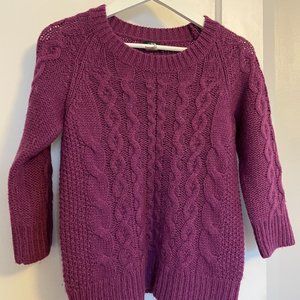 J.Crew Alpaca & Merino Blend Fisherman Sweater